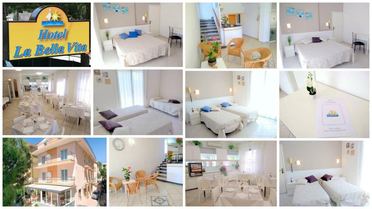 Hotel La Bella Vita Ріміні Екстер'єр фото